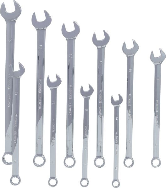 KS Tools CHROMEplus jeu de clés mixtes, XL, 10 pièces, 519.0660