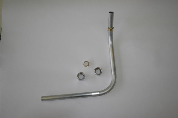 Conduite de pression en aluminium ELMAG, avec écrou + bague coupante pour SUPERFOX 240/10/5W, 9201228