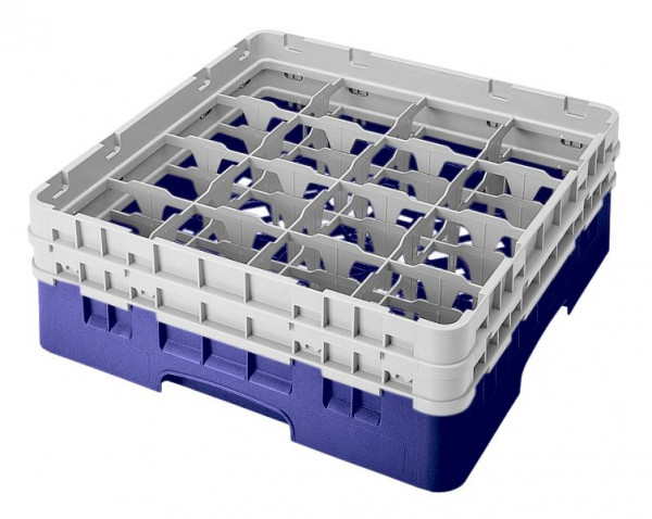 Panier de lavage Cambro 16 compartiments Camrack® hauteur: 13 cm bleu marine, SU: 4 pièces, 16S434186