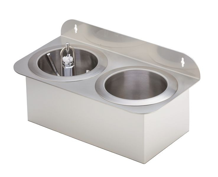Lölsberg i.MixShower Unlimited récipient rond, douche en verre et col, avec bac d'égouttement, 945 024