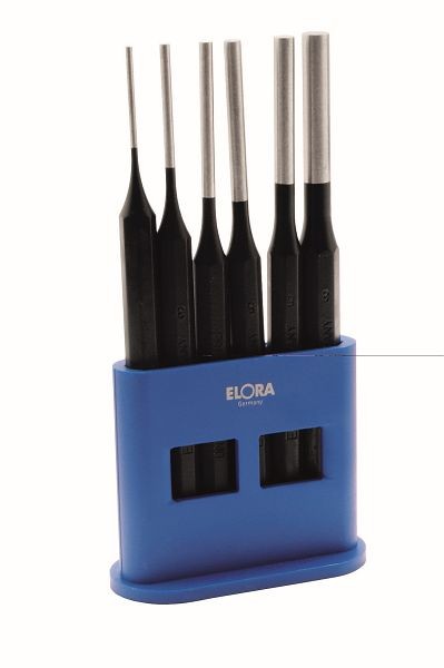 Jeu de perforatrices ELORA dans un support en plastique, 6 pièces, 271KS, 0271500617000