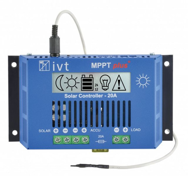 Régulateur solaire IVT MPPTplus⁺ 12 V/24 V, 20 A, 200036