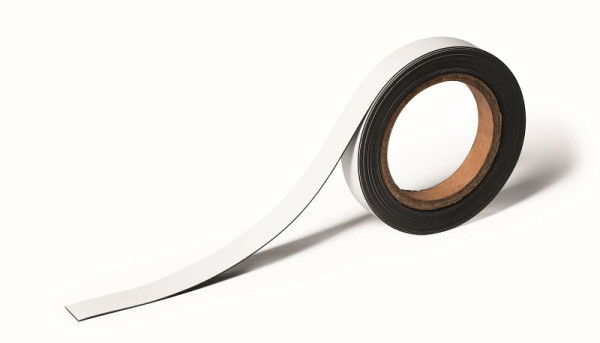 Ruban de marquage magnétique DURABLE, 5 mx 20 mm, peut être découpé à n'importe quelle taille, blanc, 170702