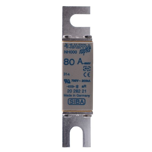 Fusible semi-conducteur JUMO pour contrôleur de puissance TYA série 80A (In = 50A) -AC 690V, 00068011