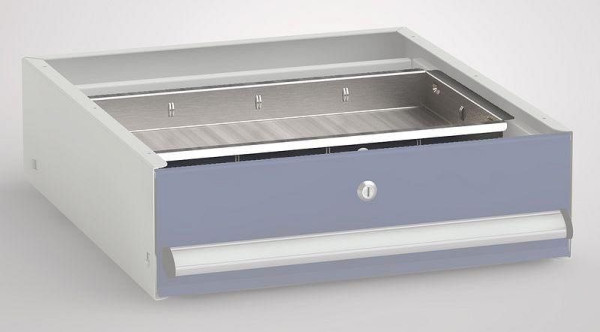 Glissière porte-outils KLW, galvanisée, adaptée à la largeur d'armoire 419 en tôle d'acier, utilisable à partir d'une hauteur de compartiment 150 mm, SDA-SB-L