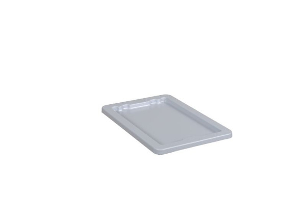 Couvercle Plastipol-Scheu K 400/2 D GRIS, PS 300 mm x 200 mm, 1342D016