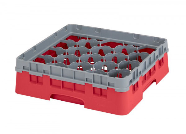 Panier de rinçage Cambro 20 compartiments Camrack® 9,2 cm rouge, paquet de 5, 20S318163
