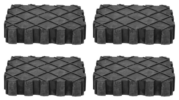 KS Tools Jeu de patins en caoutchouc universels pour plate-forme élévatrice, paquet de 4, 160.0391-TD