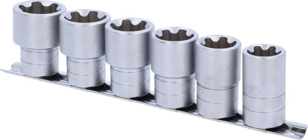 KS Tools Jeu de douilles Torx-E-Plus 1/2", 6 pièces, EPL22-EPL32, 911.3135