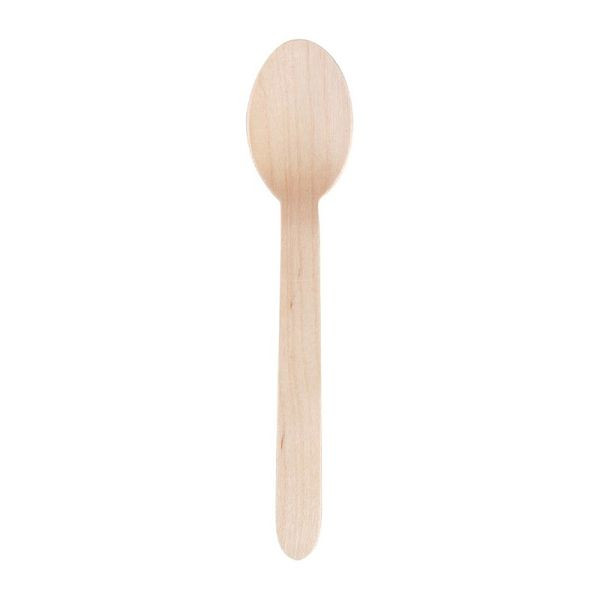 Cuillère à dessert en bois jetable Fiesta Green biodégradable, UE : 100 pièces, CD904