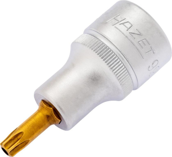 Douille tournevis Hazet TORX®, carré creux 12,5 mm (1/2 pouce), profil TORX® inviolable, T30H, 992-T30H