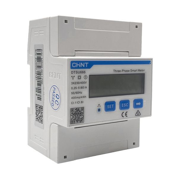 Compteur électrique Growatt TPM-E, compteur intelligent triphasé 100A, 8-29-017280