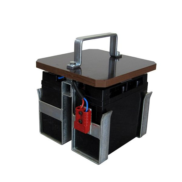Batterie échangeable Ebinger, support avec prise de charge, 78430