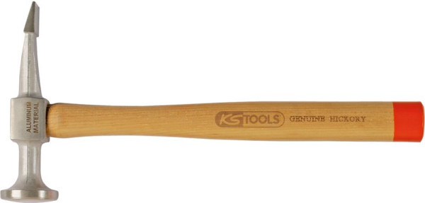 KS Tools marteau à pointe plate corps en aluminium, tête courbée, pointe ronde/plate, 700.1490