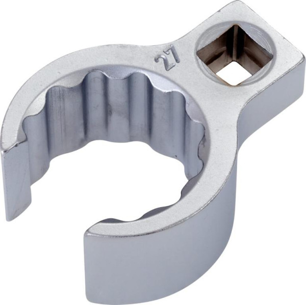Clé polygonale Hazet, double hexagonale, ouverte, carré creux 10 mm, profil extérieur double hexagonal, 27 mm, carré intérieur 10 = 3/8", 848Z-27