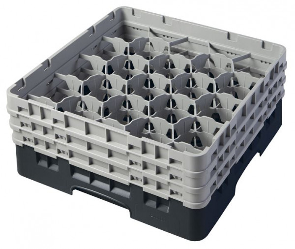 Panier de lavage Cambro 20 compartiments Camrack® 17,4 cm noir, lot de 3, 20S638110