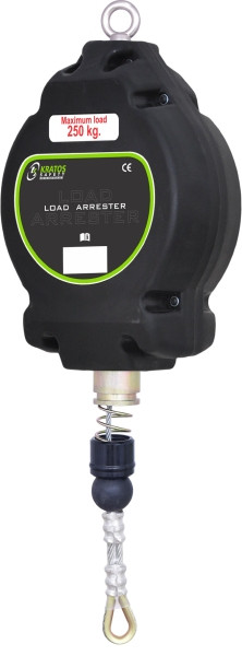 Dispositif d'arrimage de charge Funcke LSG type LA10, boîtier en plastique / câble en acier 10 m / max. 200 kg, 60020113