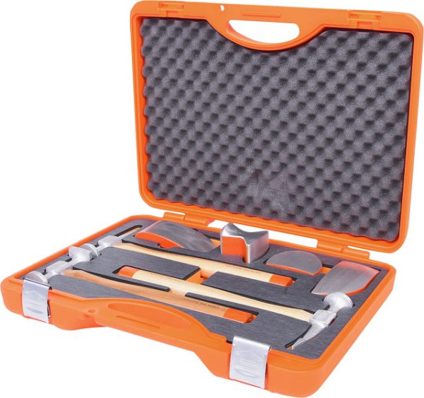 KS Tools kit de débosselage corps en aluminium, 7 pièces, 140.2475