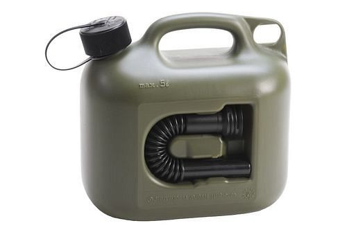 DENIOS bidon de carburant PROFI, 5 litres, olive, paquet de 12, 308358