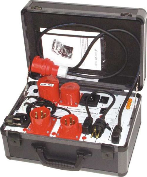Adaptateur Gossen Metrawatt pour les tests actifs et passifs d'appareils triphasés, AT3-III E (adaptateur CEE 16/32 DI), Z745S