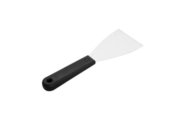 Spatule Schneider, acier inoxydable, 80 mm, manche dur (noir), 200502