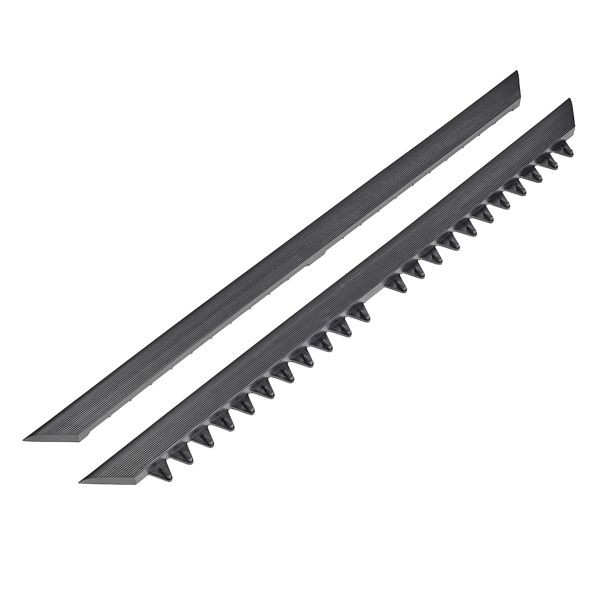 Notrax Master Flex D23/C23 Accessoire de rampes de sécurité pour tapis d'entrée 596, Noir, 6 cm x 100 cm, Rampe femelle, 596F0100BL