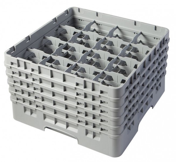 Panier de lavage Cambro 16 compartiments Hauteur Camrack®: 25 cm Gris doux, SU: 2 pièces, 16S958151
