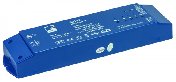 rutec Projekt Actionneur KNX AC 100 - 240V 100W pour 24V Actionneur KNX 4 canaux 4 adresses, PHZ120