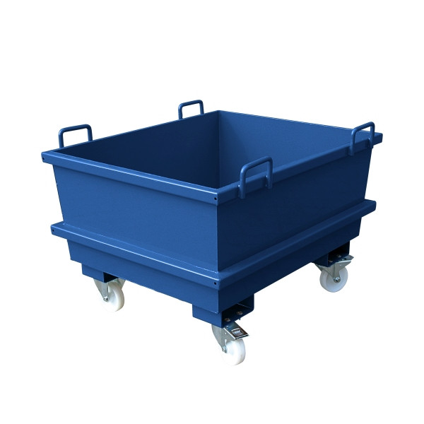 Conteneur universel industriel Eichinger, 1000 kg, 300 litres, bleu gentiane, 20310400000097
