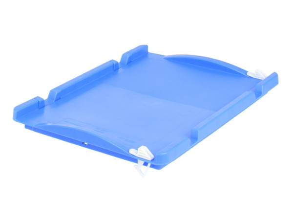 Jeu de couvercles Bito /400x300 avec roulement enfichable et serrure ASDV, couleur: bleu, C0320-0007