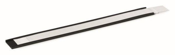 Profilés magnétiques en C DURABLE avec étiquettes et bandes transparentes, 200 x 20 mm (L x H), anthracite, lot de 50, 171358