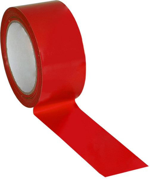 Ruban de marquage au sol stable Eichner pour coller et marquer, pour l'intérieur, passable, bonne adhérence, rouge, 9225-20411-020