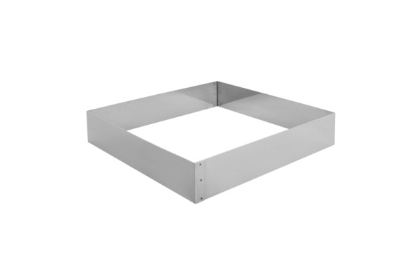 Cercle à gâteau Schneider "Carré", 24 x 24 x 5 cm, acier inoxydable, 155375