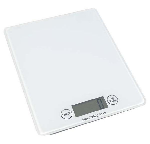 Balance de cuisine numérique plaque en verre Saro 5 kg 4745BO, 484-1080