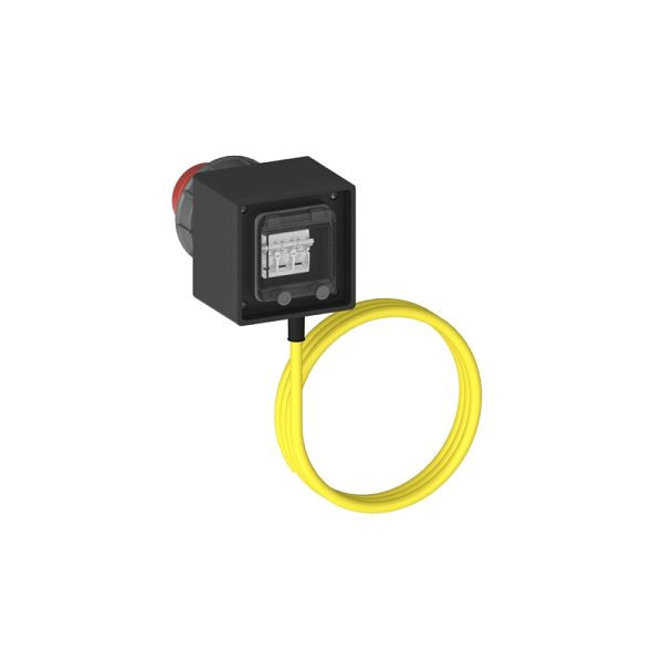 ELSPRO Vollgummi-Sicherheitsverteiler ESSEN, Ausgang: 2 m Leitung CEE 400 V, Stecker: CEE 400 V 63 A, Neokit, 1026102