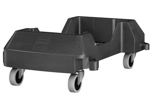 Chariot DENIOS en polyéthylène (PE) pour bacs de recyclage d'un volume de 60 / 90 l, gris, 115-951