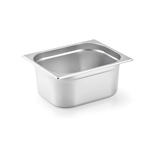 Vaiotec TOPLINE Récipient gastronorme GN 1/2 - 150 mm, acier inoxydable AISI 304, 32,5x26,5x15 cm, 10621