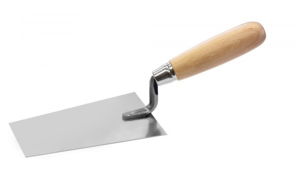 TECTOOL Truelle bernoise en acier inoxydable, bois, 160 mm, 18126