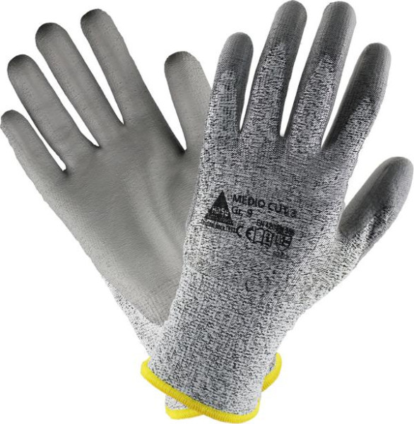 Hase Safety MEDIO CUT 3, Gants de sécurité à 5 prises, résistants aux coupures, taille : 8, UE : 10 paires, 508430-8
