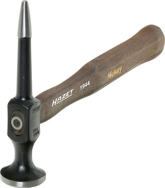 Hazet Beating Hammer, Beating and Picking Hammer, 165mm, Round Face and Straight Acorn Tiller, HICKORY Handle, 1944
