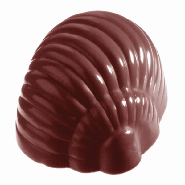 Schneider moule à chocolat escargot avec rainures, 35x29x21mm, 275x135 mm, 421084
