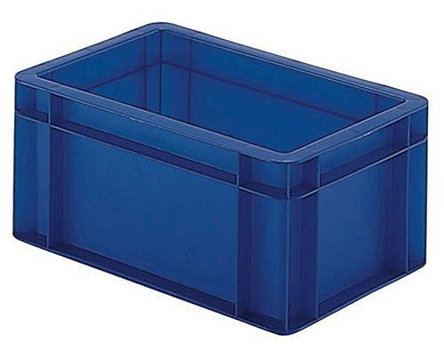 Caisses empilables de transport Bedrunka+Hirth, bleues, dimensions en mm (LxPxH) : 200 x 300 x 145, 077000202
