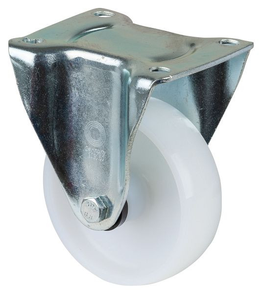 Rouleau de transport BS Rollers, rouleau fixe, largeur de roue 30 mm, roue Ø 100 mm, capacité de charge 175 kg, bande de roulement/corps de roue en plastique, roulement à rouleaux, LB510.B10.100