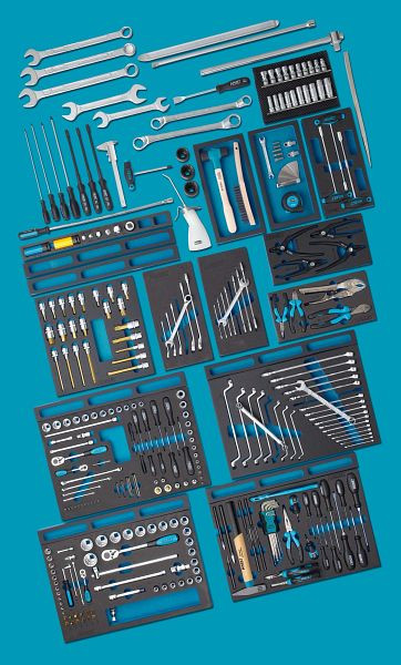 Assortiment d'outils HAZET MERCEDES-BENZ, nombre d'outils : 296, 0-2700-163/296