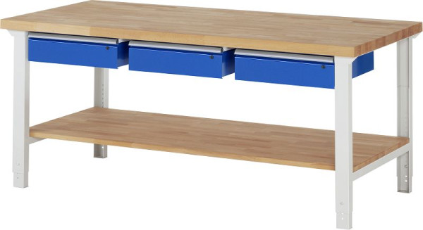 Etabli RAU série 7000 - modèle 7003-7, L2000 x P900 x H790-1140 mm, 03-7003A7-209B4H.11
