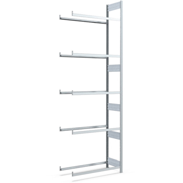 Rack à pneus BITO 2999x1008x424 champ complémentaire 5 niveaux galvanisé/en vrac FP, 53088