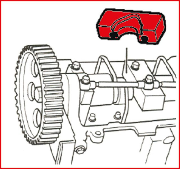 Jeu d'outils de calage moteur KS Tools pour Fiat, 4 pièces Brava, Bravo, 400.0525