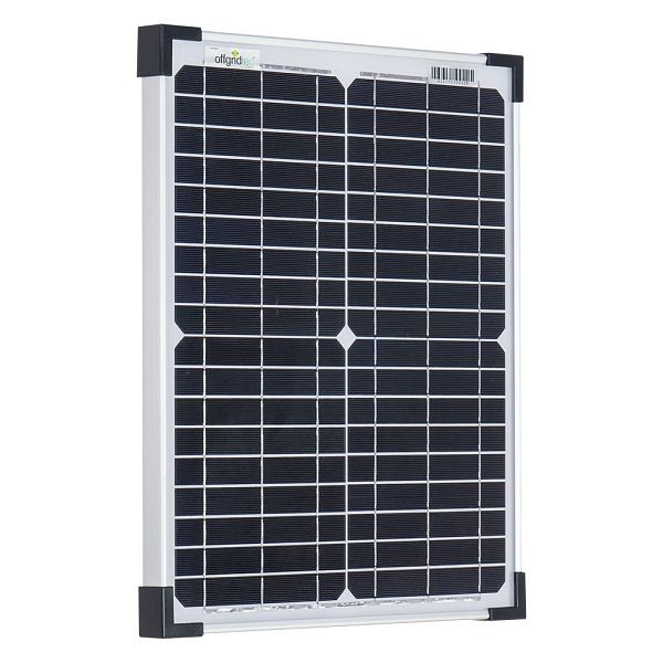 Panneau solaire mono Offgridtec 20W 12V, efficacité >18%, 3-01-001560