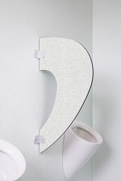 Paroi pubienne Imola design KEMMLIT de style classique, granit blanc, 251.004