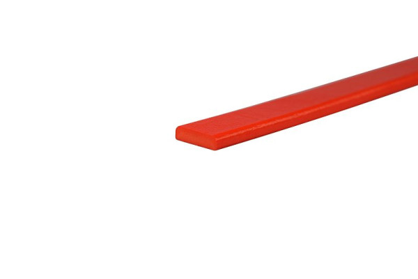 Protection de surface Knuffi, profil d'avertissement et de protection type F, rouge, 1 mètre, PF-900404